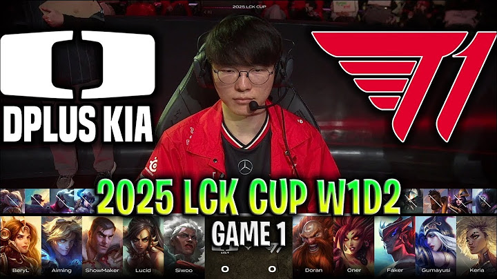 DK vs T1 GAME 1 LCK CUP 2025 W1D2