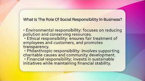 What Is The Role Of Social Responsibility In Business? - Everyday-Networking