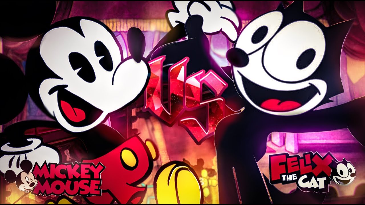 Gato Félix VS. Mickey Mouse | Ruby Kombat ♦️