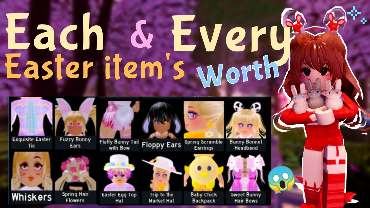 😱What are Royale high Easter items' REAL worth and value? 