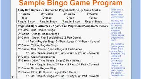 How to Create a Bingo Program Pt 2