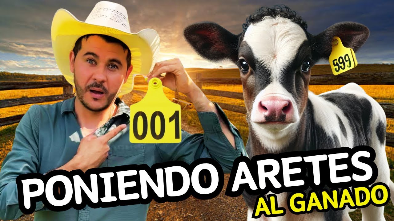 PONIENDO ARETES A MI GANADO