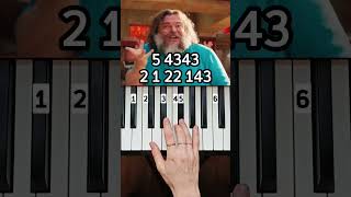 Jack Black - Steve’s Lava Chicken PIANO TUTORIAL (Easy) #pianotutorial #easypiano #pianocover