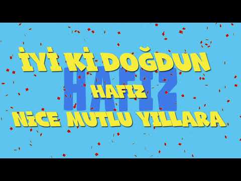 İyi ki doğdun HAFIZ - İsme Özel Ankara Havası Doğum Günü Şarkısı (FULL VERSİYON) (REKLAMSIZ)