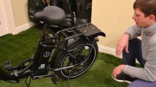 Golf Bag Bike Carrier. Turn your electric bike into the ultimate golf machine!