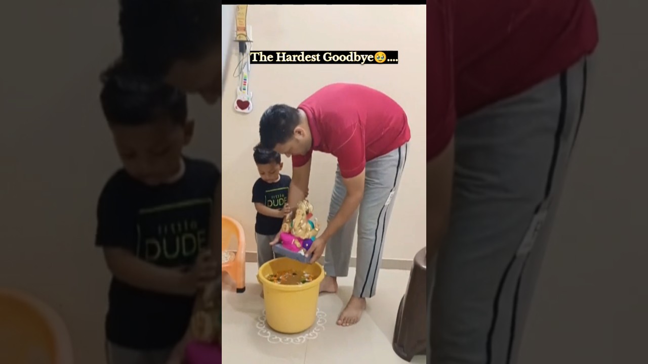 Eco friendly Ganpati Visarjan 😍