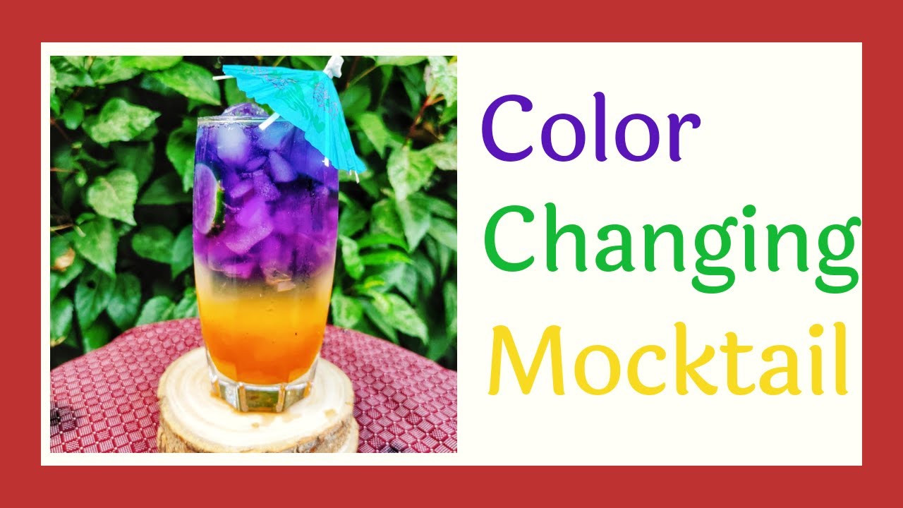 Color Changing Mocktail | Butterfly Pea Flower Drink | Homemade Mocktails
