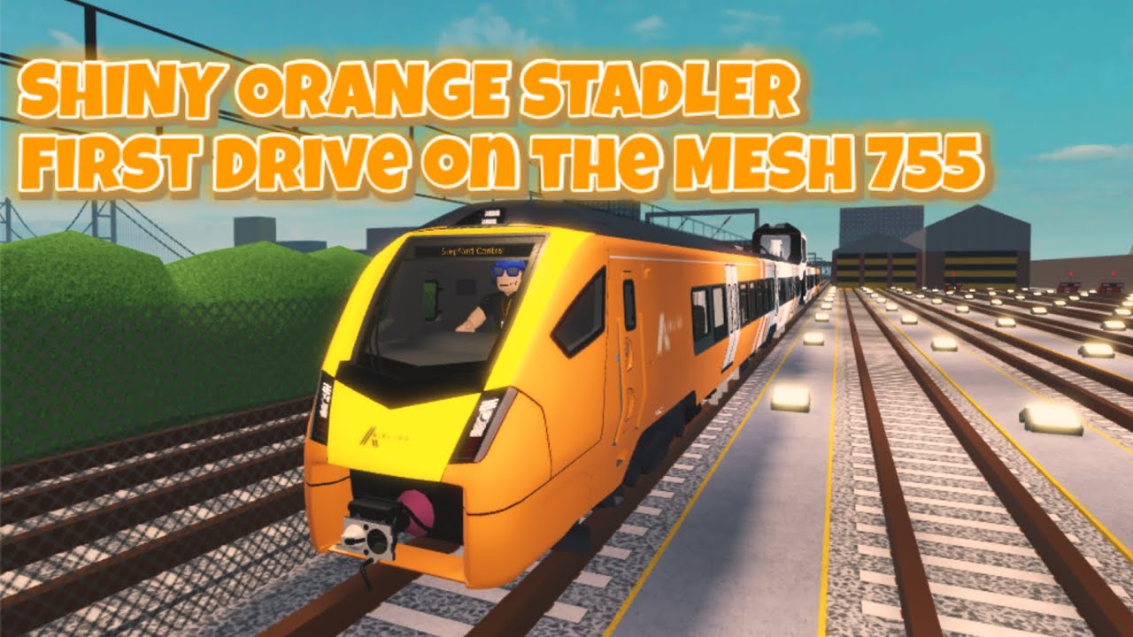 Shiny orange stadler first drive on the mesh 755 scr v1 10 7 youtube