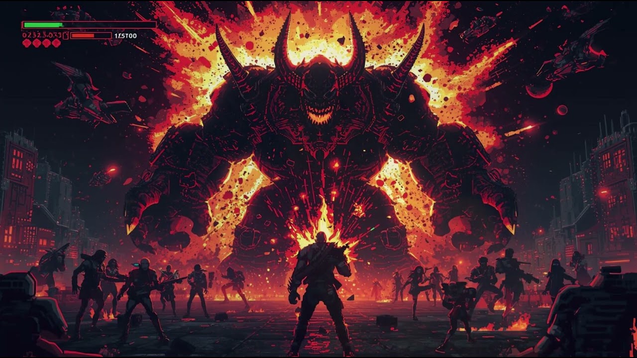 FINAL BOSS: 90s Retro Battle Magic ⚔️✨ | Epic Gaming Ambient | MindRoFlow