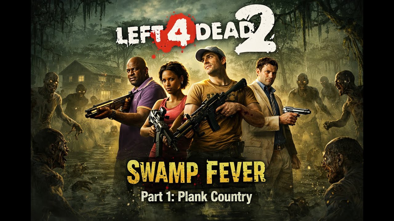 Left 4 Dead 2:  Swamp Fever Campaign-Part 1: Plank Country