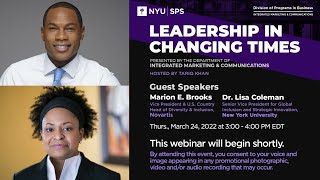 Leadership in Changing Times: Marion E. Brooks and Dr. Lisa Coleman