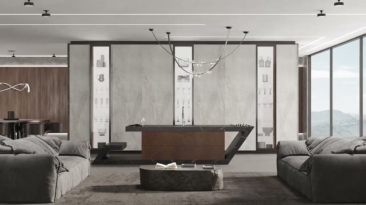 BT45 ANGL45 kitchen - Luxury Modern Kitchen with Dekton Cladding