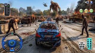 Giant Zombie Attack 😳🔥 | Realistic Car Driving Game 3d Driving Class android game play || Car Game  screenshot 3
