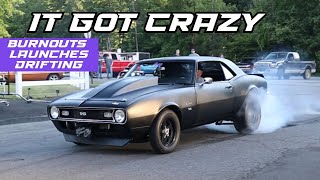 I Hosted My First Car Meet It Got CRAZY Burnouts Launches Drifting