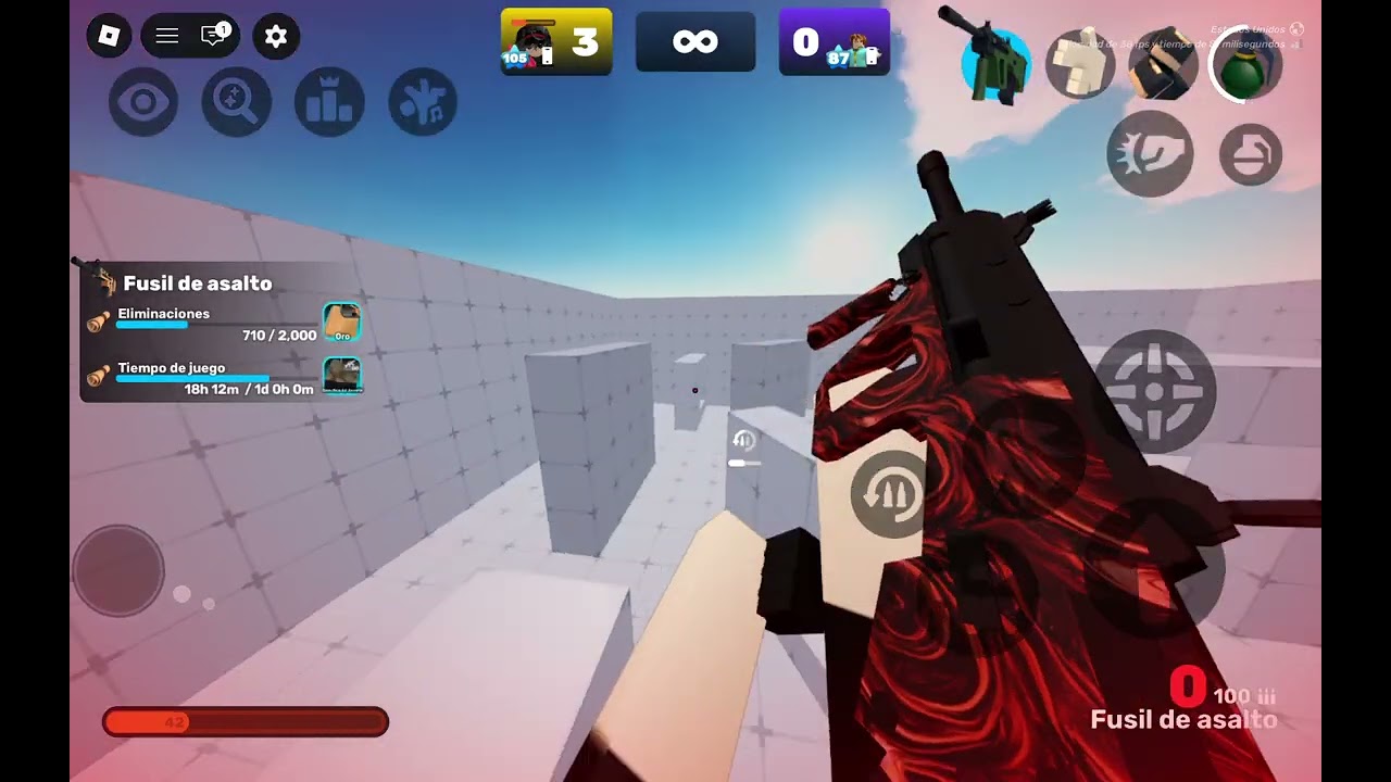 jugando algunos modos de juego  #rivals#