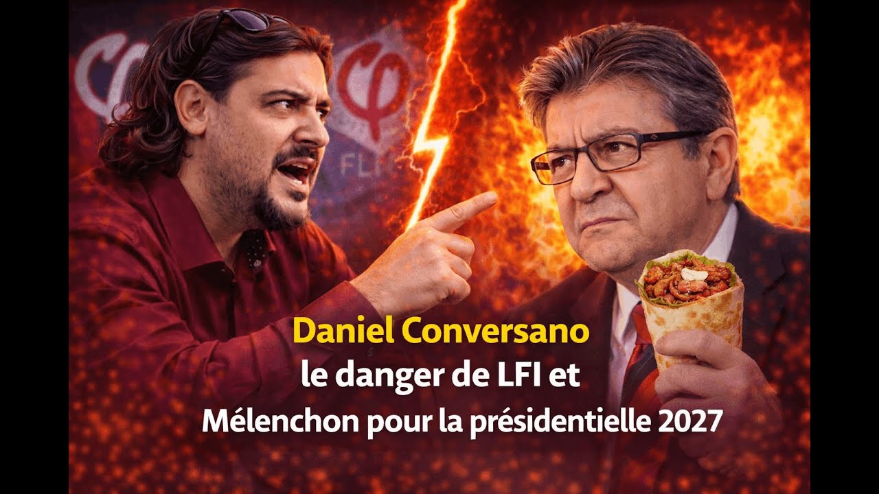Daniel Conversano le danger de LFI et Mélenchon pour la présidentielle 2027