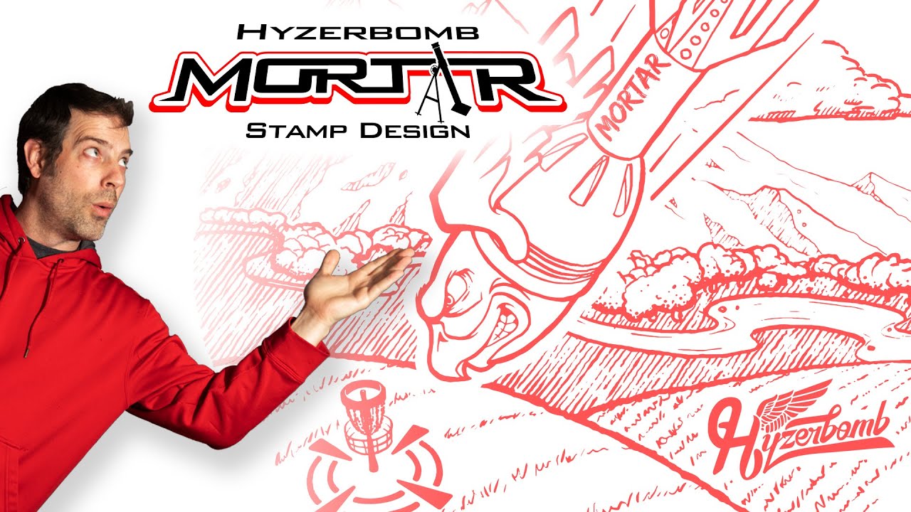 Marm O. Set's stamp design for the Hyzerbomb Mortar stamp