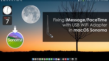 Fix iMessage or FaceTime with USB Wireless Adapter | macOS Sonoma | Hackintosh | OpenCore | Desktop