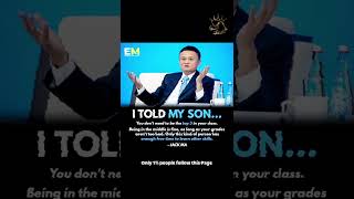 "The Truth Jack Ma Told His Son That Schools Never Teach 💥 | Life Changing Advice" #motivation