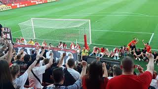 SK Slavia Praha - FK Jablonec 4-0 28.06.2020 • Děkovačka •