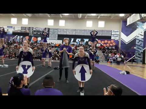 Valley Vista High School Cheerleaders Dance And Cheer