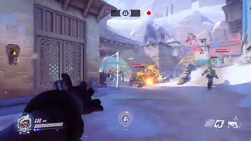 Roadhog hook through Symmetra teleporter (Overwatch glitch)