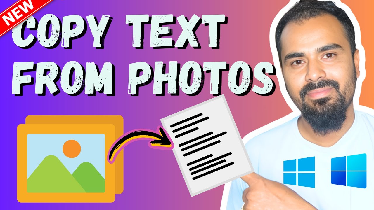 Copy Text From Photos Without Any Software or Online Tool Using Windows 10 and 11