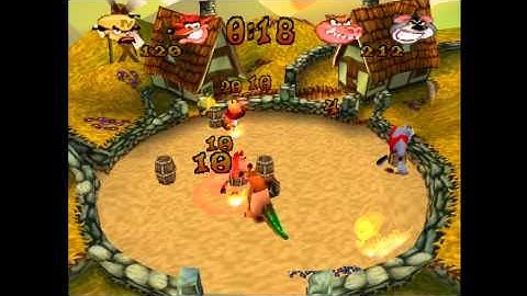 Crash Bash - Keg Kaboom Gem (Co-op with PR)
