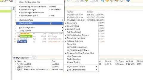 XYplorer-Tutorial - Full row selection