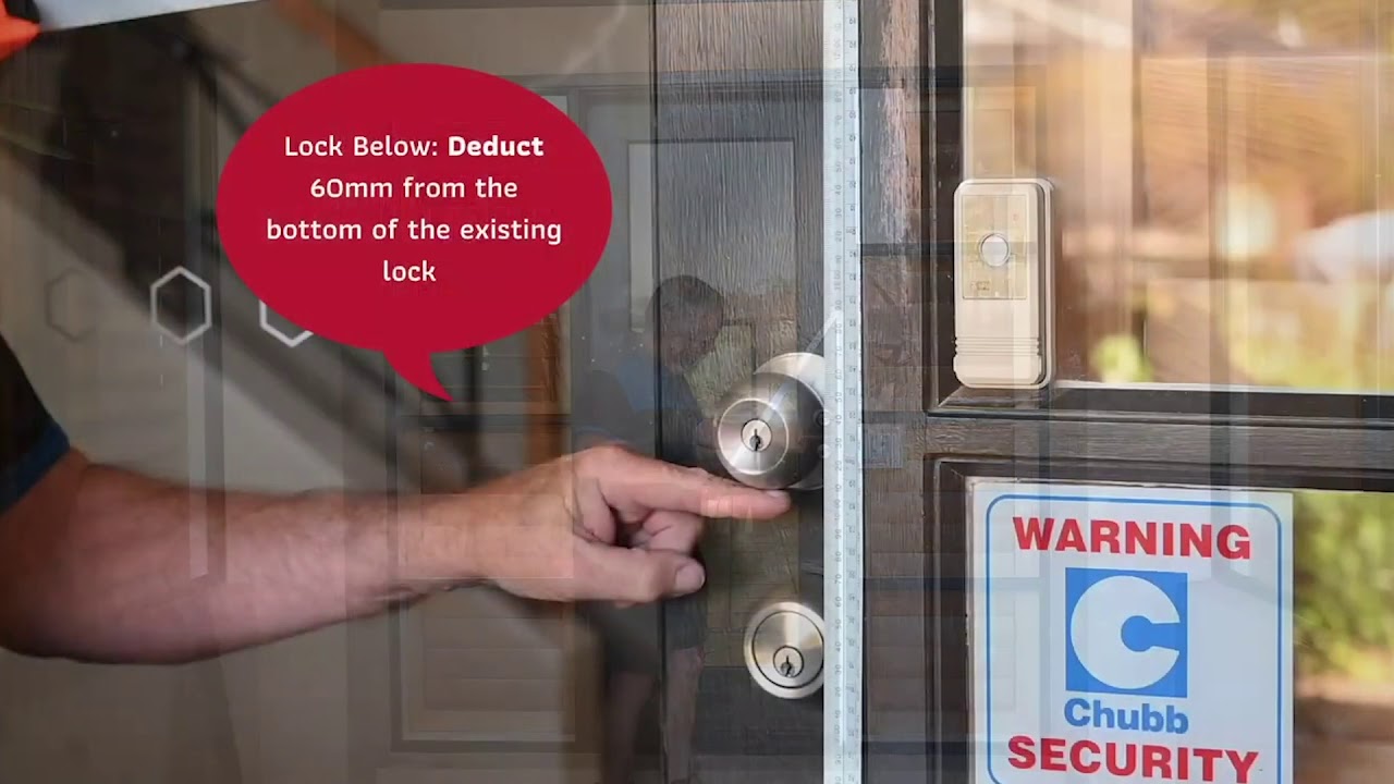 Hinged doors how to measure lock height YouTube