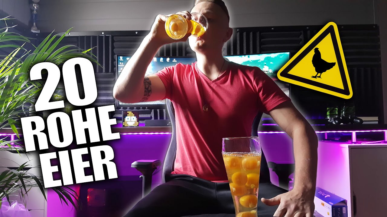 20 rohe Eier 🥚 trinken | ShitBrain68