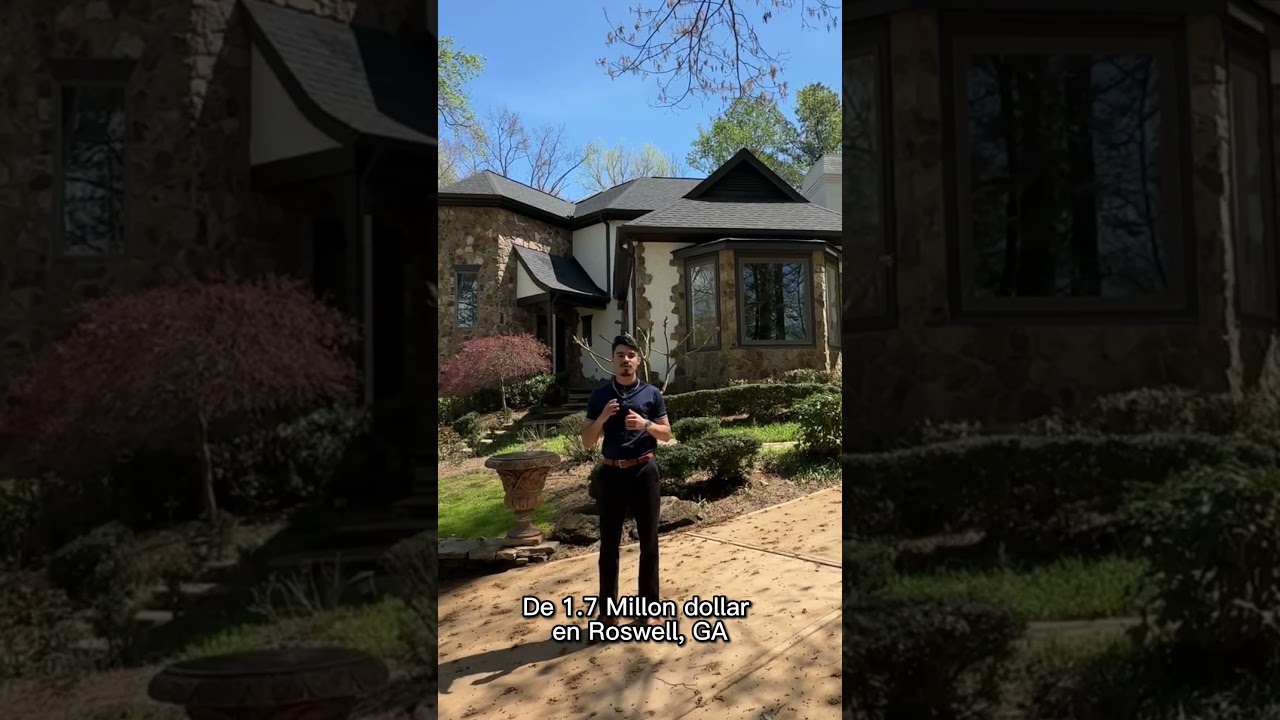 CASA de $1.7 MILLONES de Venta en Roswell, GA - 5 Cuartos, 6.5 Baños I Roswell Bienes Raices