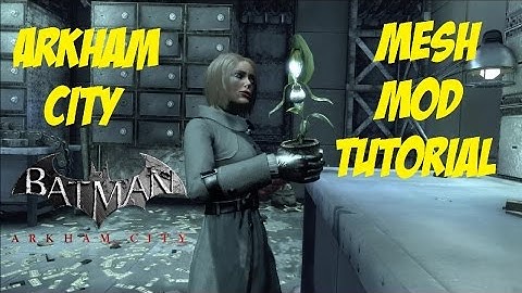 TUTORIAL; Batman; Arkham City; How To Run Mesh Mods