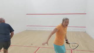 Racketball demo Rob vs Sam Mar 2021