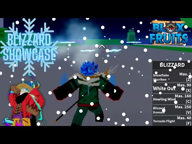 The new Blizzard Fruit Showcase 』INSANE FRUIT ❄️ (Bloxfruit Roblox) 