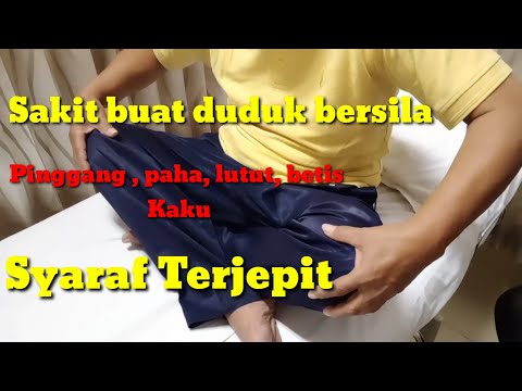 Kenapa bisa kena HNP / saraf terjepit di L4 -L5  / sindrom piriformis. 