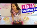 FESTA SURPRESA DE ANIVERSARIO - GASTANDO R$100 REIAS