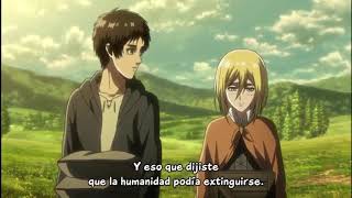 Shingeki no Kyojin - T3 E11- Los celos de Mikasa hacía Historia