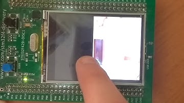 STM32F429 FreeRTOS LTDC SDRAM STMPE811 Touch Panel test