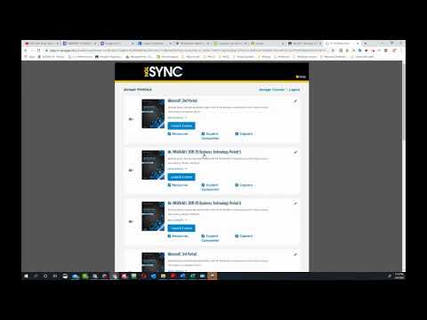 Accessing NGL Sync/ Cengage Microsoft Office Training