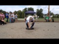 Marco foyot giving a tire demo at zanesfield petanque club