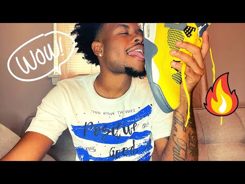 Shoes So Clean I licked the bottom!!!(Lightning 4's Unboxing)