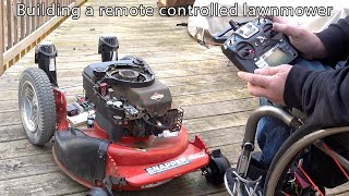 How To Build a Remote Controlled Lawn Mower