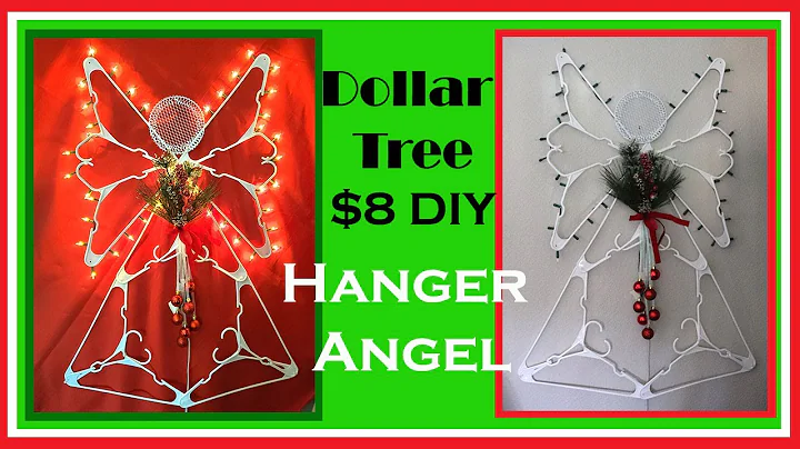 Dollar Tree Christmas 2019 Hanger Angel DIY - Doll...
