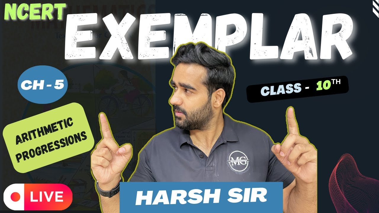 NCERT EXEMPLAR | CLASS 10 | MATHS | CHAPTER 5 | Arithmetic Progression ...