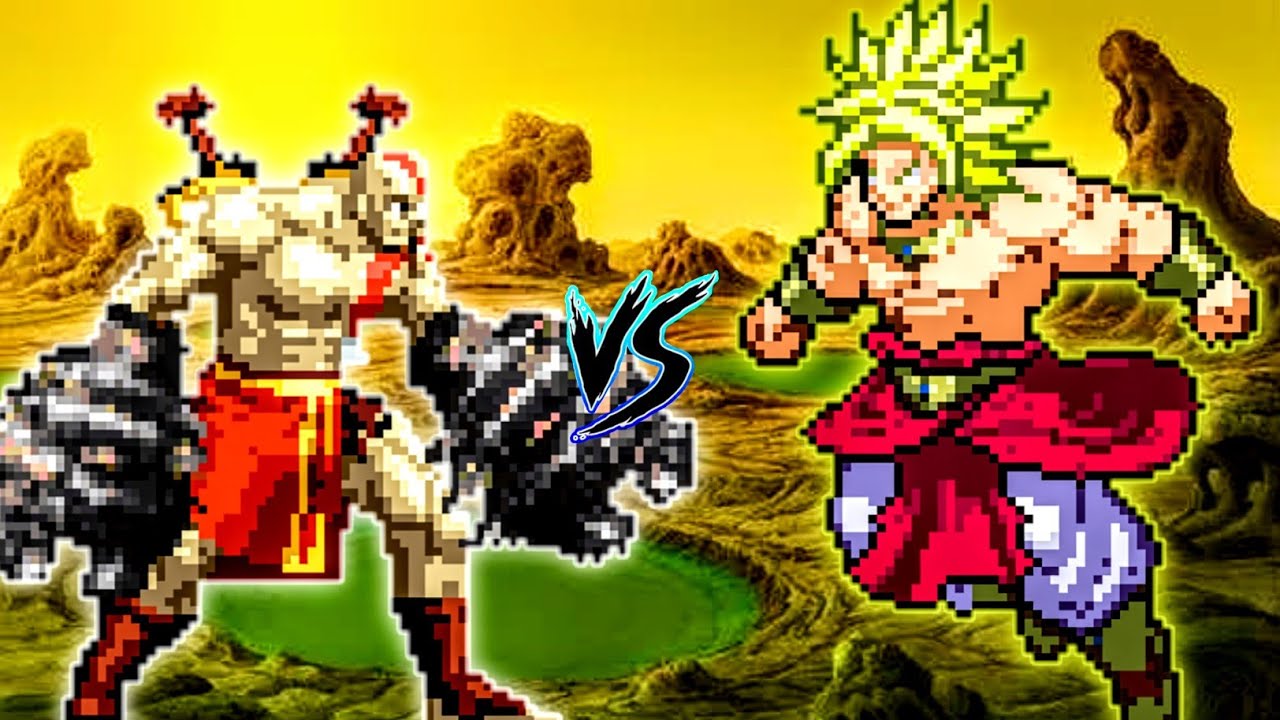 Kratos V2 OP VS Broly Chaos OP in Jump Force Mugen YouTube