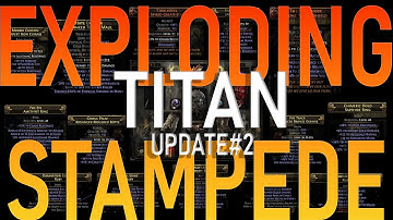 Path of Exile 2 - Tier 15! Exploding Stampede Titan Update #2 (with WIP passive tree!) [0.1.0]