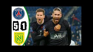 PSG vs Nantes 5 1 Extеndеd Hіghlіghts & Goals 2022 HD