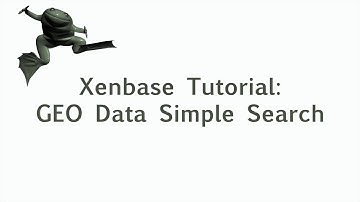 Xenbase Tutorial: GEO Data Simple Search