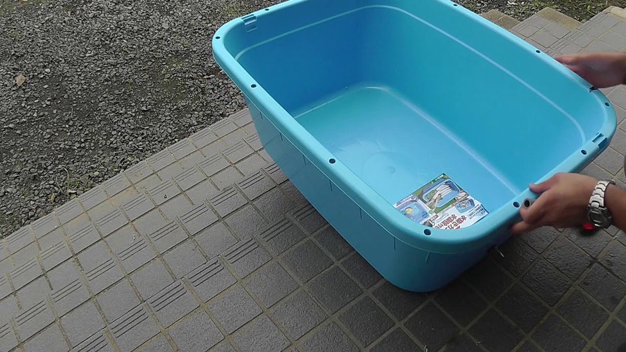 屋外メダカ 置き水 カルキ抜きはもう古い 雨水タンクｄｉｙ Youtube